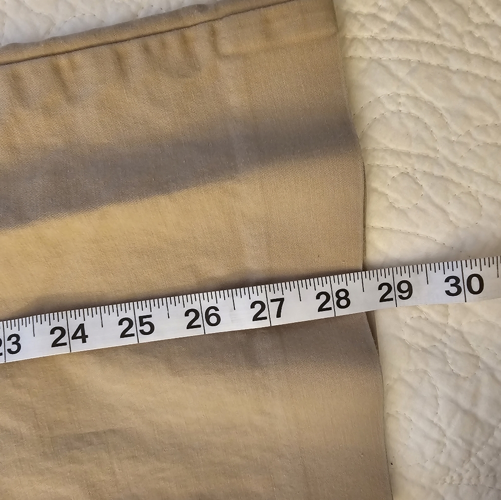 Ann Taylor Straight Leg Pants With Decorative Waist Tabs - Picture 8 of 11